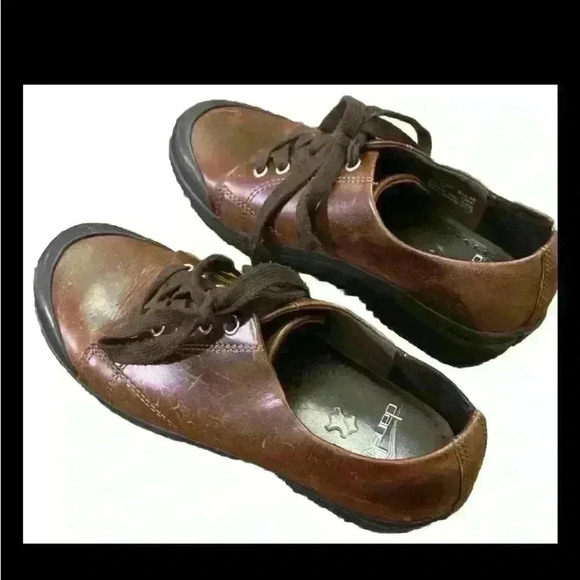 Dansko Veda Oxford Vegan Lace Up Clog Brown Sneakers Size US 8.5 (38) - Picture 3 of 5